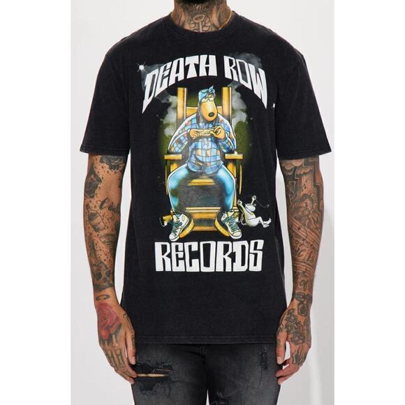Crooks & Castles Death Row Records x Snoop Dogg T-Shirt Size L - Picture 1 of 3